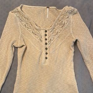 Free people long sleeve shirt